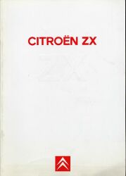 1992年 CITROEN ZX 日本語版カタログ
