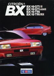 1990年 CITROEN BX 日本語カタログ