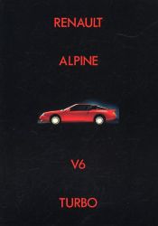 1988年 ALPINE V6 Turbo 日本語版カタログ