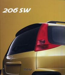 2003年 PEUGEOT 206 SW、日本語版カタログ