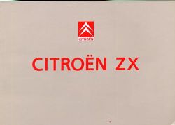 1992年 CITROEN ZX 日本語版カタログ