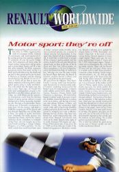 1996年 RENAULT 総合 Renault Worldwide, 1996, 英語版