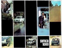 1963年 SIMCA 1000 1000、フランス語版カタログ