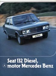 1974年 SEAT 132 Diesel、本国版カタログ