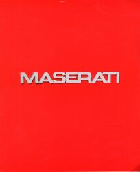 1984年 MASERATI Quattroporte III 日本語版カタログ