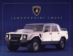1991年 LAMBORGHINI LM 002 (LMA) US版カタログ