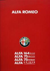 1990年 ALFA ROMEO 総合 日本語版カタログ