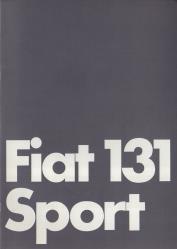 1981年 FIAT 131 (Mirafiori) Sport、欧州版カタログ