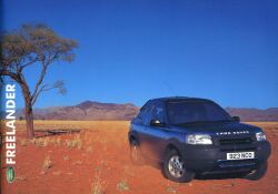2001年 LAND ROVER Freelander 日本語版カタログ