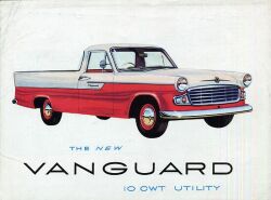 1961年 STANDARD VANGUARD Pick-up、本国版カタログ