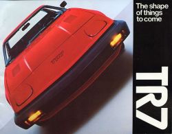1975年 TRIUMPH TR7 US版カタログ