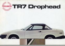 1980年 TRIUMPH TR7 Drophead、英語版カタログ(英国)