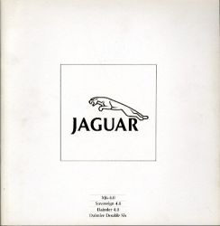 1990年 JAGUAR XJ6(XJ40) 日本語版カタログ