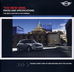 2007年 MINI new MINI プライス&装備、日本語版カタログ