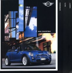 2007年 MINI new MINI Converfible、日本語版カタログ