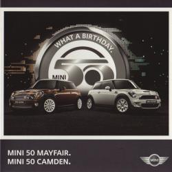 2010年 MINI new MINI 50 Mayfair & 50 Camden、英語版カタログ