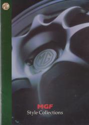 1998年 MG MGF Style Collections、日本語版カタログ