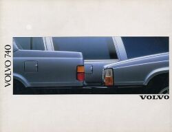 1989年 VOLVO 700Series 740、日本語版カタログ