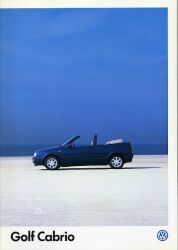 1997年 VOLKSWAGEN (GERMANY) Golf3 Cabrio, 日本語版カタログ