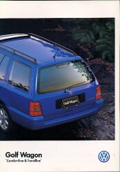 1998年 VOLKSWAGEN (GERMANY) Golf3 Wagon、日本語版カタログ