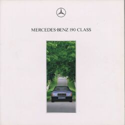 1992年 MERCEDES-BENZ 190(W201) 日本語版カタログ