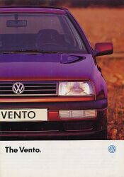 1992年 VOLKSWAGEN (GERMANY) Vento 日本語版カタログ