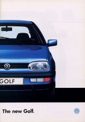 1992年 VOLKSWAGEN (GERMANY) Golf3 日本語版カタログ