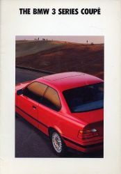 1992年 BMW 3 Series (E36) Coupe、日本語版カタログ