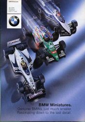 2000年 BMW 総合 ミニチュアカー、英語版カタログ