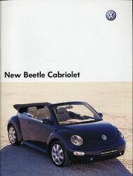 2003年 VOLKSWAGEN (GERMANY) new Beetle Cabriolet、日本語版カタログ