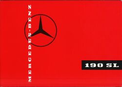 1959年 MERCEDES-BENZ 190SL(W121) 復刻版、本国版カタログ