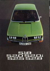 1975年 BMW 5 Series (E12) 英語版カタログ