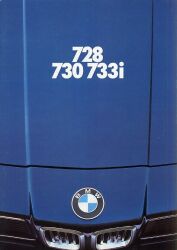 1978年 BMW 7 Series (E23) 英語版カタログ