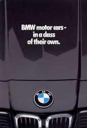 1981年 BMW 総合 英語版カタログ
