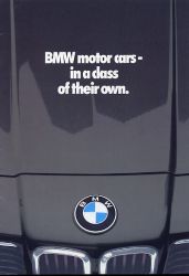 1980年 BMW 総合 英語版カタログ