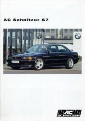 1998年 AC SCHNITZER S7 英語版カタログ