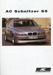 1997年 AC SCHNITZER S5 英語版カタログ