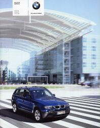 2003年 BMW X3 欧州版カタログ