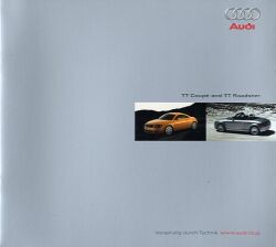 2004年 AUDI TT Coupe & Roadster、日本語版カタログ