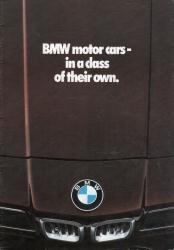 1978年 BMW 総合 英語版カタログ