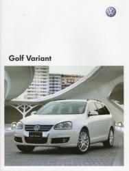 2009年 VOLKSWAGEN (GERMANY) Golf5 Variant 日本語版カタログ