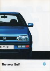 1992年 VOLKSWAGEN (GERMANY) Golf3 日本語版カタログ