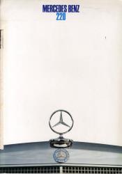 1968年 MERCEDES-BENZ 200to280コンパクトクラスW114/115 220、英語版カタログ