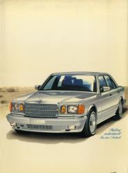 1983年 MERCEDES-BENZ S-Class(W126) 欧州版カタログ