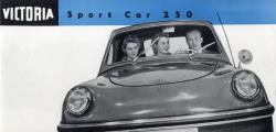 1958年 VICTORIA WERKE SPORT CAR 250、US版カタログ
