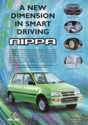 1998年 DAIHATSU MIRA 英語版カタログ