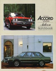 1978年 HONDA ACCORD SALOON・HATCHBACK