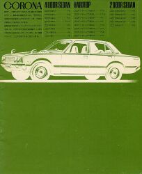 1974年 TOYOTA CORONA -クルマ本来の姿をめざした安全の造型。-