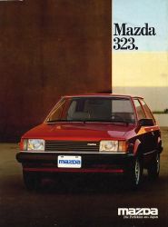 1981年 MAZDA FAMILIA 欧州版カタログ