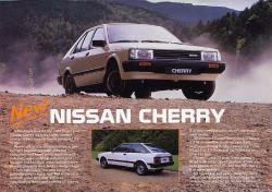 1985年 NISSAN CHERRY 英語版カタログ